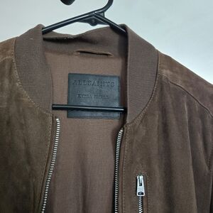 All Saints Brown Suede Jacket (XS)